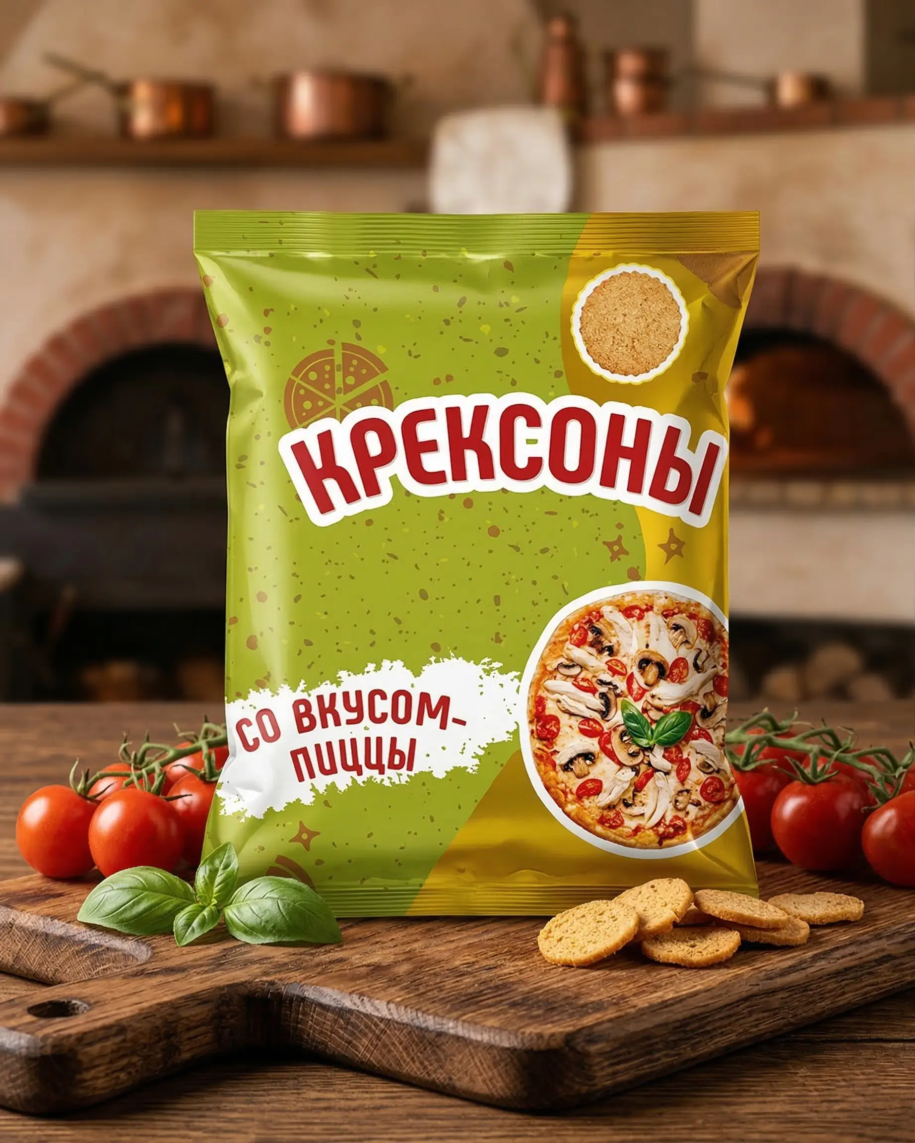 Крексоны со вкусом пиццы